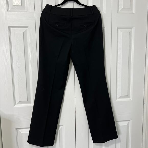 Loft Julie Trousers wide Leg Black pants Sz 6 - Picture 11 of 15